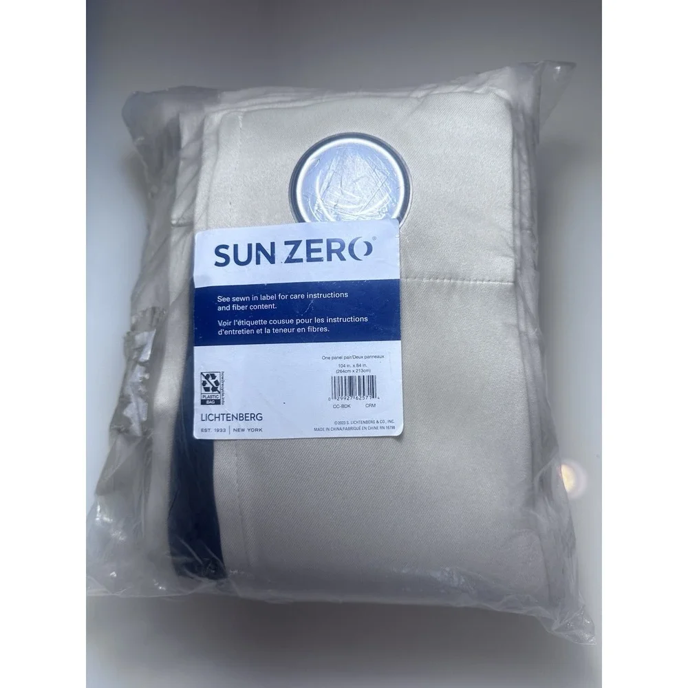 2 Panels SUNZero Total Blackout Lichtenberg Curtains Theater Grade 52